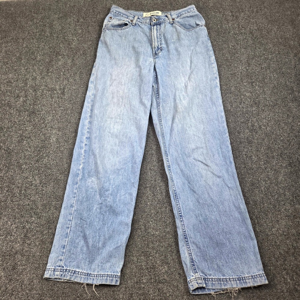 Vintage Gap Jeans Womens Small Wide Leg Light Blue No 15 WDL Y2K Denim Grunge‎